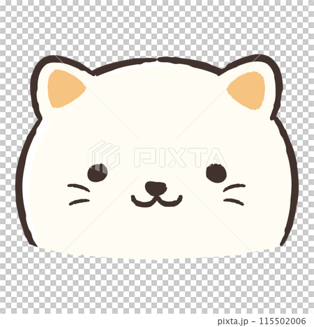 Cute hand drawn cat illustration 115502006