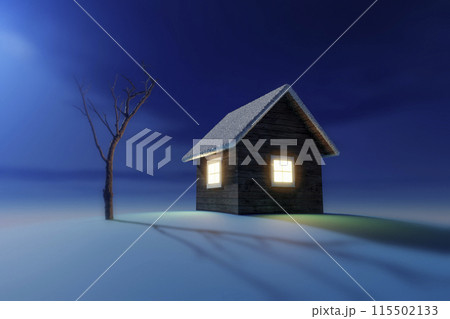 Small wooden house 115502133