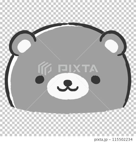 Cute hand drawn bear illustration Cute hand drawn bear illustration 115502234