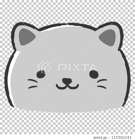Cute hand drawn cat illustration Cute hand drawn cat illustration 115502241