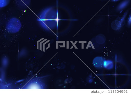 背景素材_光_青 115504991