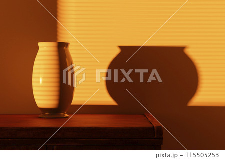 Classic vase in the room 115505253