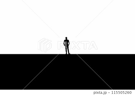 Silhouette of man 115505260