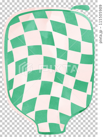 Retro Pickleball paddle bag preppy watercolor . 115505989