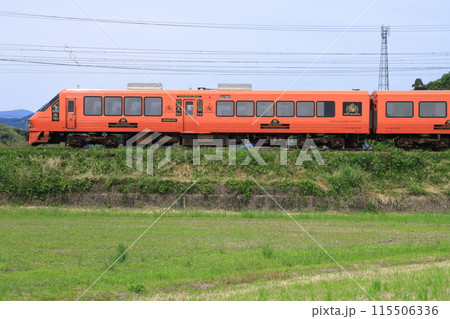 快晴の鹿児島本線を疾走する783系特急リレーかもめ(みどり)号_2024/5/20撮影 快晴の鹿児島本線を疾走する783系特急リレーかもめ(みどり)号_2024/5/20撮影 115506336