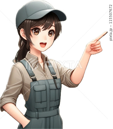 女性作業者 115507672