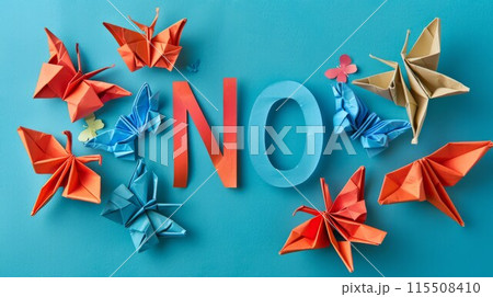 Origami Refusal and Rejection concept art poster. 115508410