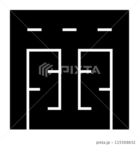 家紋です。角字という種類です。岡の形です。 115508632