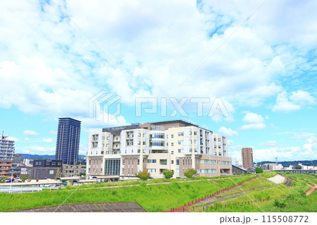 岐阜県多治見市、多治見市民病院の風景 岐阜県多治見市、多治見市民病院の風景 115508772