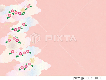 背景素材-和柄朝顔2022-29テク 背景素材-和柄朝顔2022-29テク 115510119
