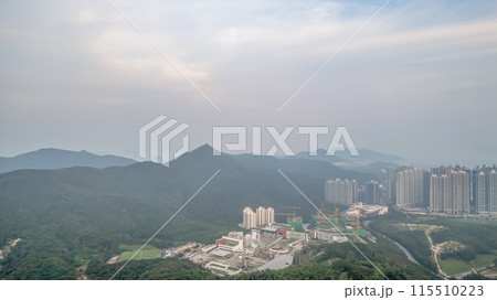 June 2 2021 the landscape of Pak Shing Kok, hong kong 115510223