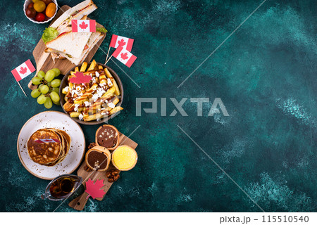 Canada Day traditional food concept. 115510540