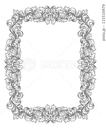 Crest Coat Coat of Arms Border Heraldic Frame 115510979
