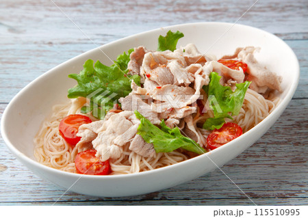 冷しゃぶサラダ素麺 冷しゃぶサラダ素麺 115510995