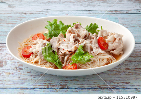 冷しゃぶサラダ素麺 冷しゃぶサラダ素麺 115510997