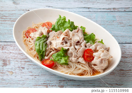 冷しゃぶサラダ素麺 冷しゃぶサラダ素麺 115510998