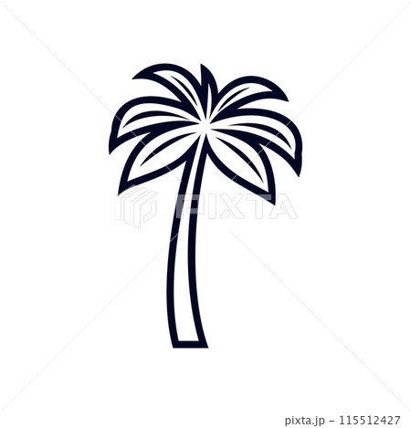 Tropical Palm Tree Tropical Palm Tree 115512427