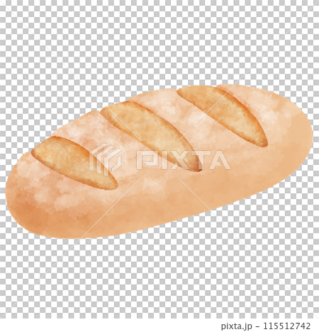 德國麵包插畫Weizenmischbrot 115512742