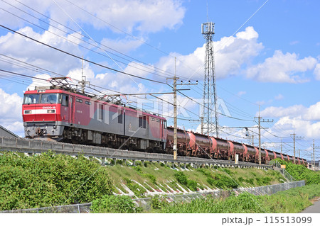 武蔵野線　南越谷ー東川口　JR貨物　EH500-16（仙台） 115513099