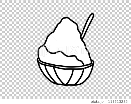 線描刨冰圖示插圖 115513283