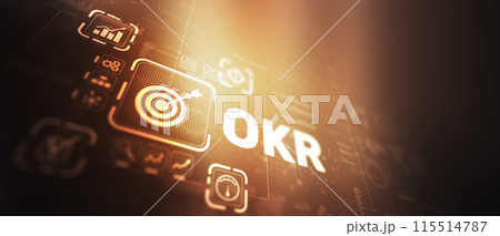 Objectives and Key Results OKR. Business Methods for project management 115514787