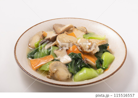 帆立とチンゲンサイの中華炒め 115516557