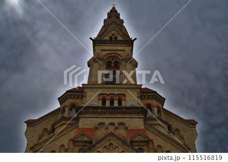 Lutheran Church.Catholic temple.The building was founded in 1803 in the city of Odessa of the Russian Empire. St. Paul's Lutheran Cathedral. Lutheran Church.Catholic temple.The building was founded in 1803 in the city of Odessa of the Russian Empire. St. Paul's Lutheran Cathedral. 115516819