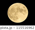 夜空に浮かぶ満月 115516962