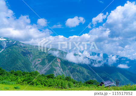 【山岳素材】小遠見山から見る雲海と白馬三山【長野県】 【山岳素材】小遠見山から見る雲海と白馬三山【長野県】 115517052