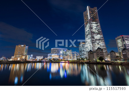 横浜夜景　横浜みなとみらい 115517593