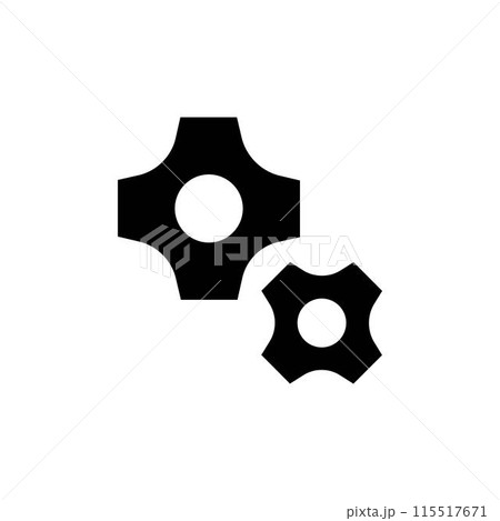 gear icon gear icon 115517671