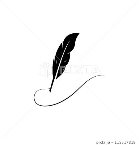 feather pen feather pen 115517819