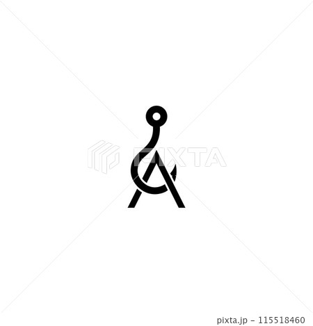 fishing logo 115518460