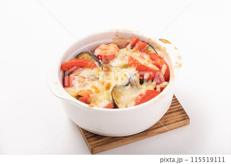 ナスとトマトのチーズ焼き 115519111