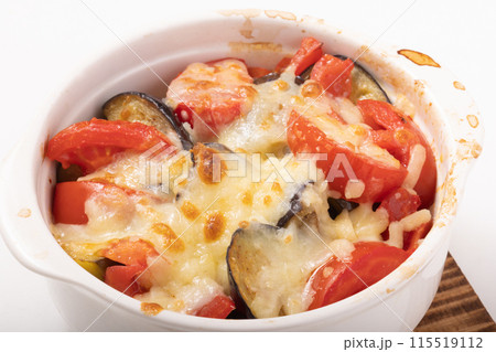 ナスとトマトのチーズ焼き 115519112