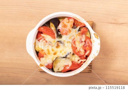 ナスとトマトのチーズ焼き 115519118