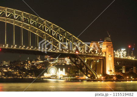 シドニーの夜景橋 115519482