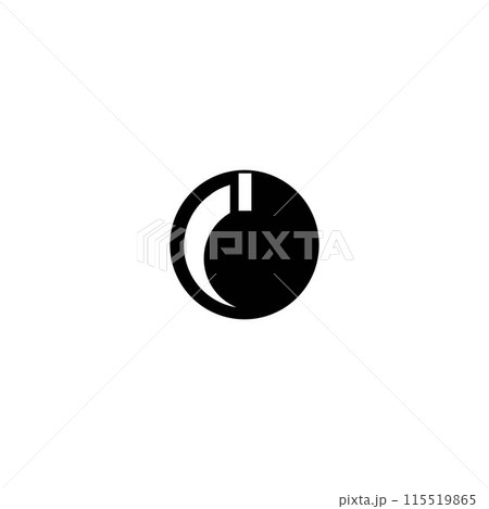 knob icon illustration design 115519865