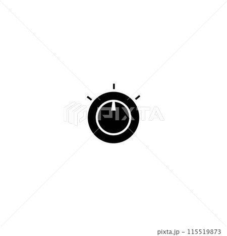 knob icon illustration design knob icon illustration design 115519873