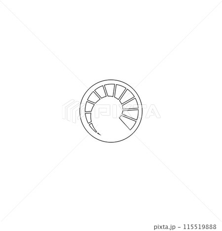 knob icon illustration design knob icon illustration design 115519888