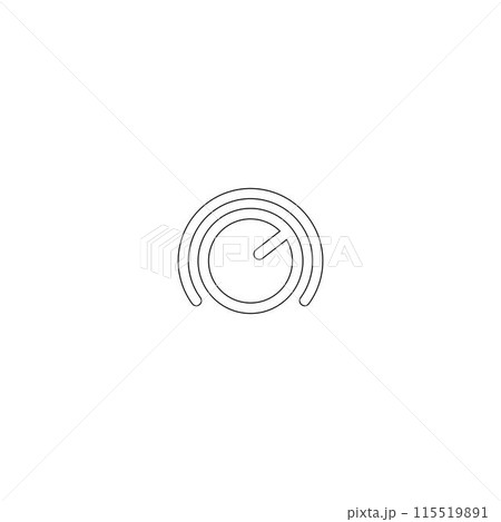 knob icon illustration design 115519891