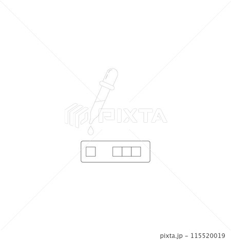 rapid test icon 115520019