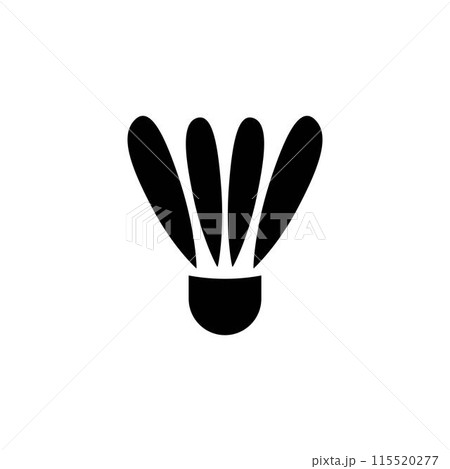 shuttlecock badminton logo vektor illustration design shuttlecock badminton logo vektor illustration design 115520277