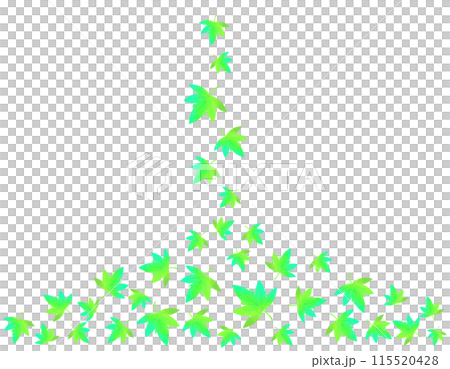 舞い落ちるもみじの葉のイラスト 楓 舞い落ちるもみじの葉のイラスト 楓 115520428
