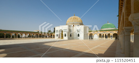 Mausoleum of Habib Bourgiba, first President of Republic of Tunisia. Monastir Mausoleum of Habib Bourgiba, first President of Republic of Tunisia. Monastir 115520451
