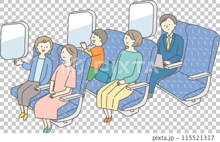 人們坐火車 115521317