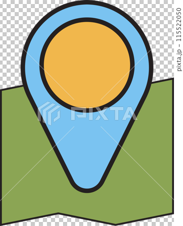 The camping equipment icon for travel concept vector image. The camping equipment icon for travel concept vector image. 115522050