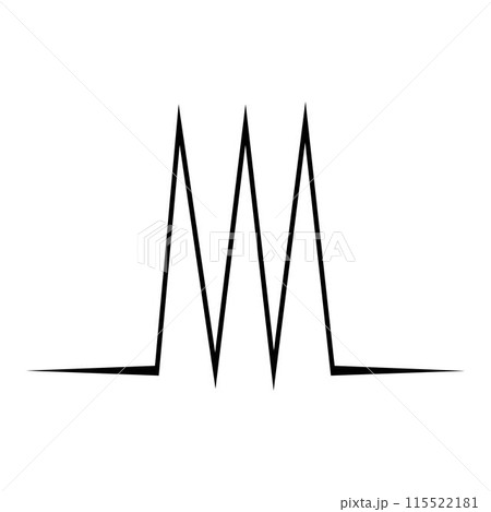 sound wave music logo 115522181