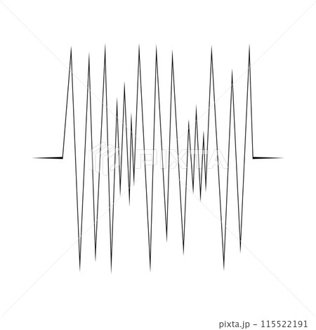 sound wave music logo 115522191