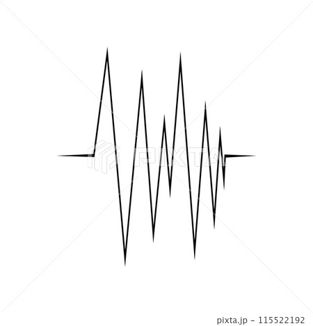 sound wave music logo 115522192